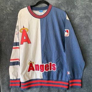 🔥🔥 Rare vintage80s California Angels  pullover